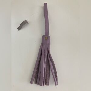 Portland Leather Goods PLG Lavender purple tassel bag flair purse accessory
